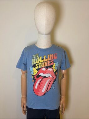 The Rolling Stones Boys Blue Graphic T-Shirt Size 5T